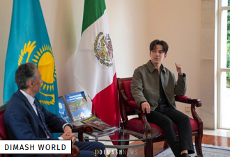 Dimash rencontre l’ambassade du Kazakhstan au Mexique