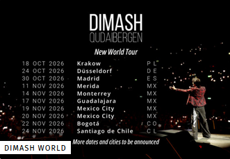 nouvelle tournée de concert solo de Dimash Qudaibergen